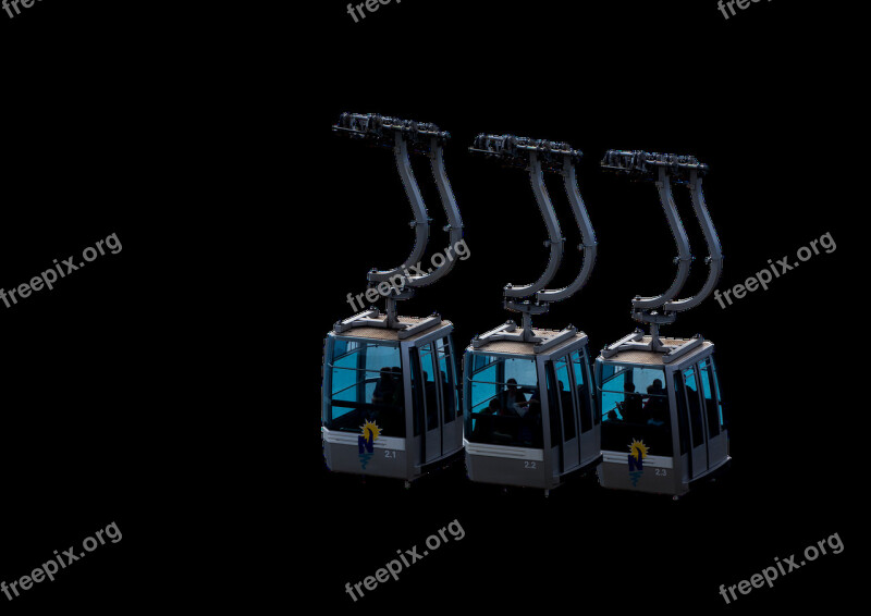 Cable Car Transparent Transport Lift Conveyor Belt