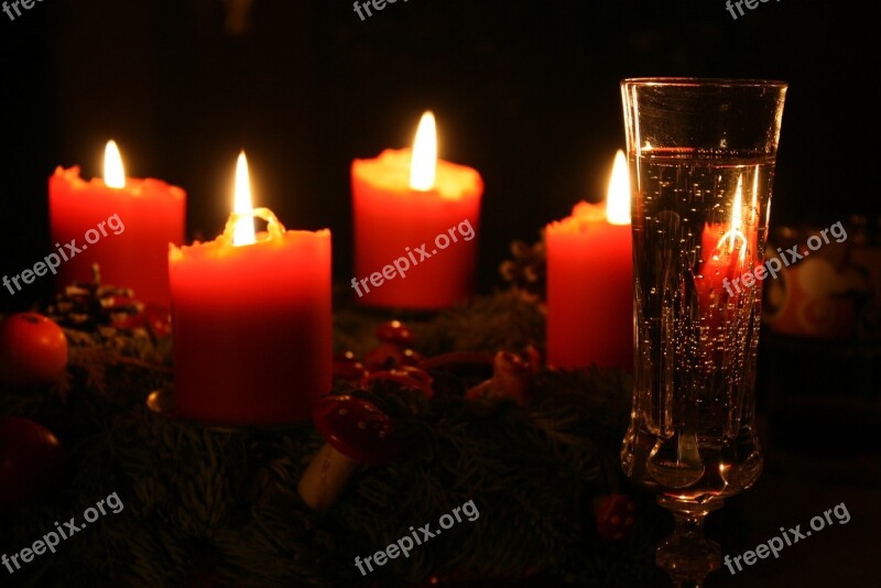 Advent Advent Wreath Candles Christmas Time Candlelight