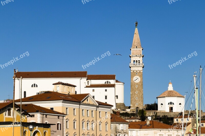 Piran Slovenia Church Building Old