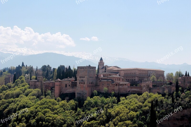 Granada Spain Alhambra Culture Holiday Arabic