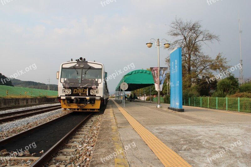 Train Railway Transportation Train Station The Railroad Line