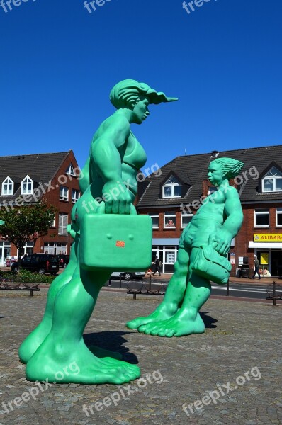 Sylt Westerland Figures Storm Figures Green