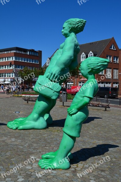 Sylt Westerland Figures Storm Figures Green