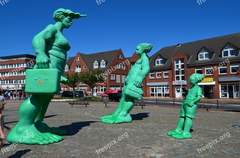 Sylt Westerland Figures Storm Figures Green