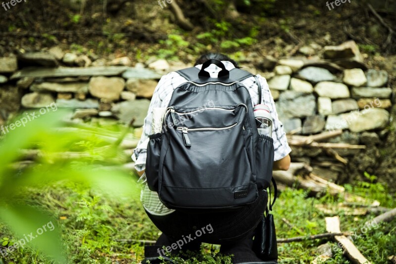 Outdoor Rain Bag Focused Green