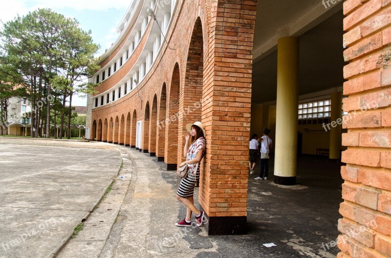 Girl Students School Teacher Beautiful