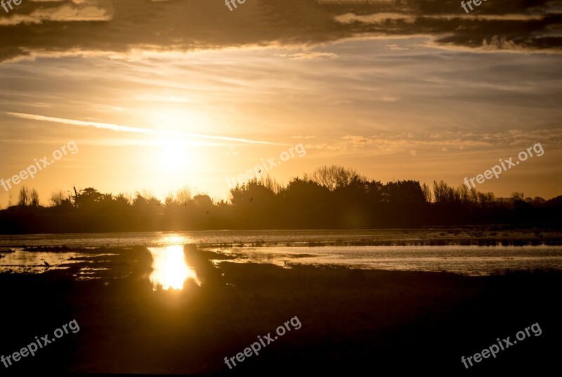 Saint-gilles-cross-of-life Givrand Sunset France Vendée