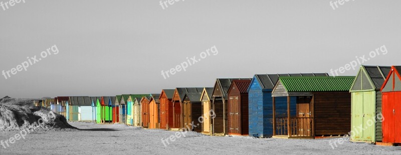 Beach Huts Shed Beach Huts Free Photos