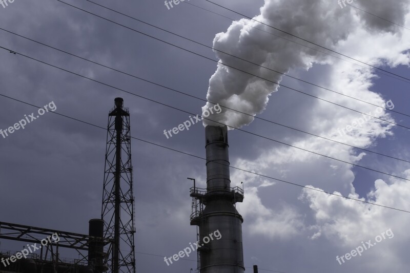 Pollution Furnace Smoke Industrial Environment