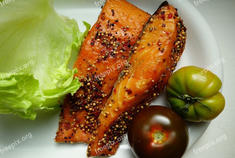 Salmon Smoked Salmon Fish Food Nutrition