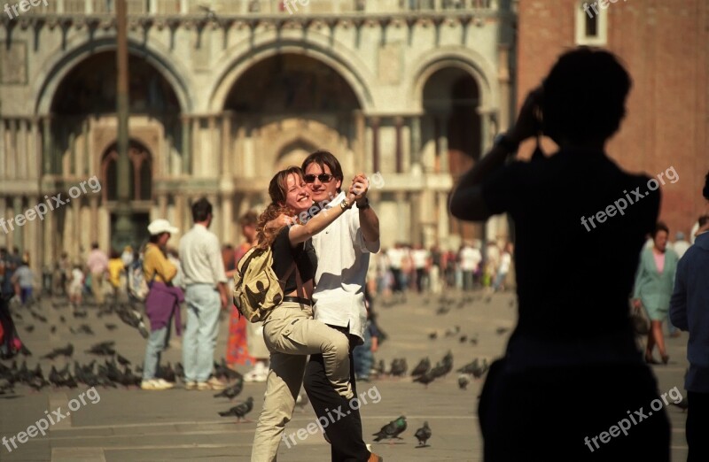 Woman Love Happiness Venezia Free Photos