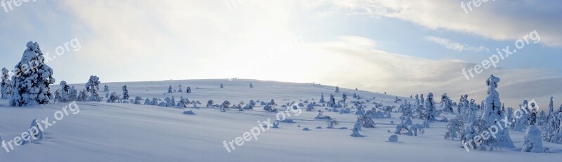 Landscape Snow Winter Cold Fell