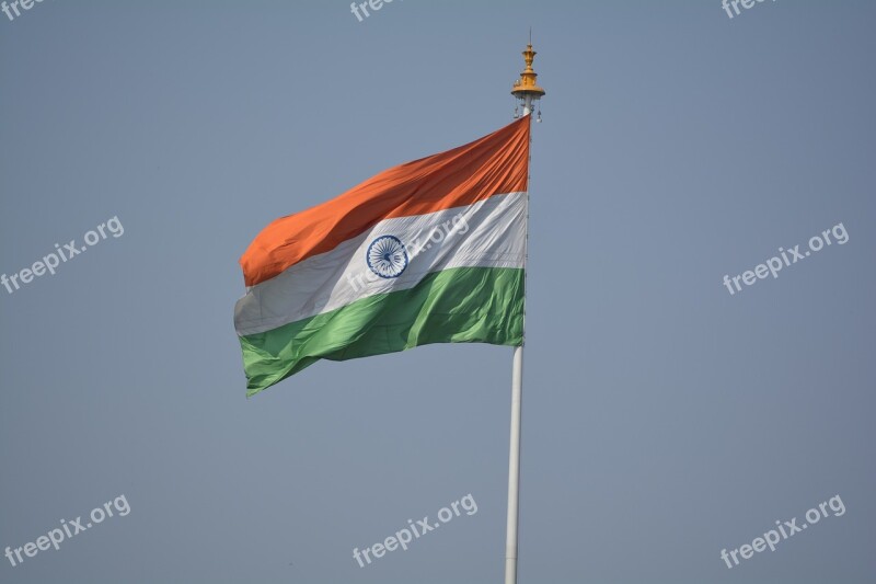 Flag India Tricolor National Country