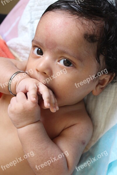 Baby Eyes Newborn Kid Childhood