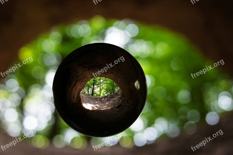 Cave Cave Entrance Glass Ball Eye Photo Sphere