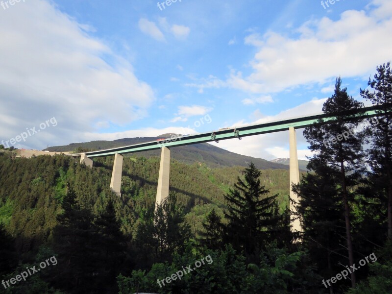 Europe Bridge Sky Bridge Building Austria