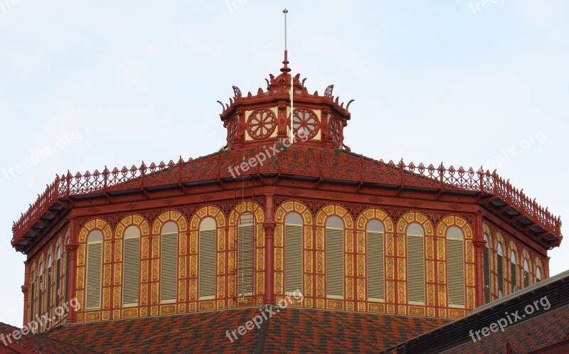 Barcelona Market Modernism Architecture Europe