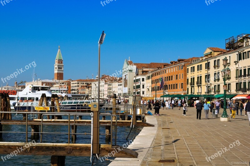 Venice Summer Italy Channel Water