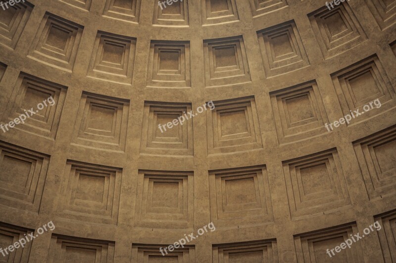 Rome Pantheon Statue Italy Monument