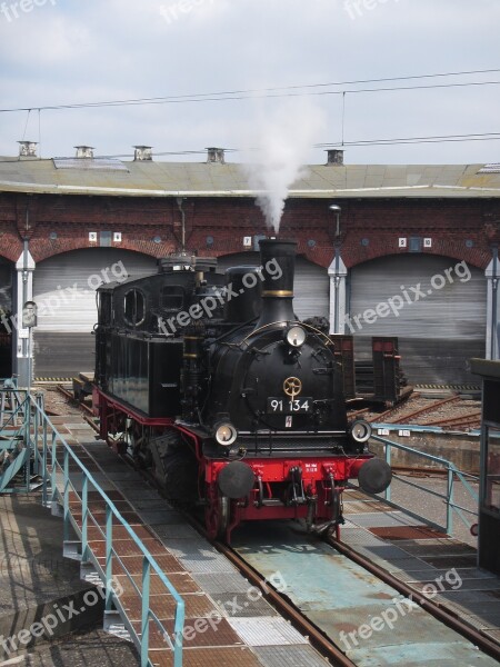 Loco Br91 Pasewalk Locomotive Shed Locomotive