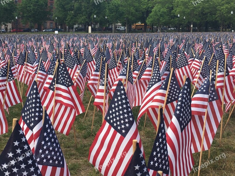 Usa Flag Memorial Day American Memory