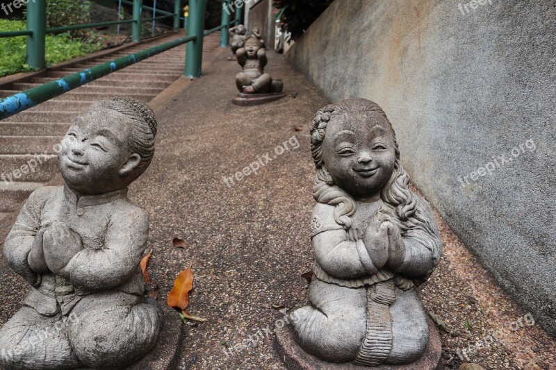 Statute Pray Thailand Free Photos