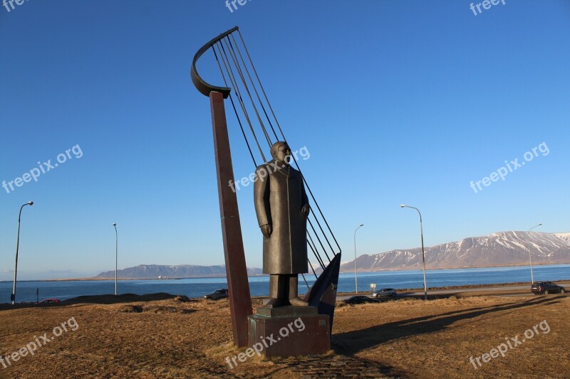 Iceland Statue Monument Sculpture Tourism