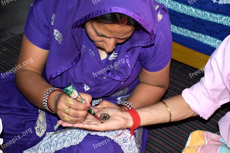 Henna Culture Hand Palm Festival