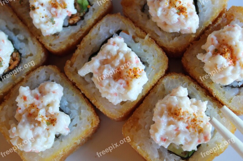 Sushi Nagano Food Rolls Japanese Cook