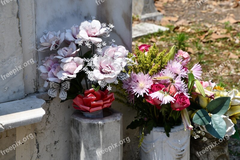 Flowers Cemetery Grave Burial Death