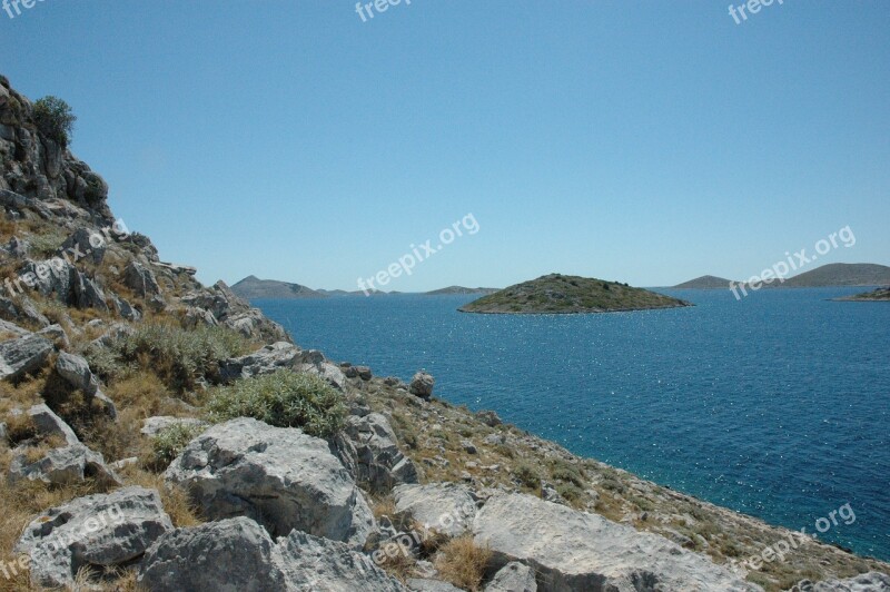 Croatia 2008 Dalmatia Kornati Np Summer Blue Sky