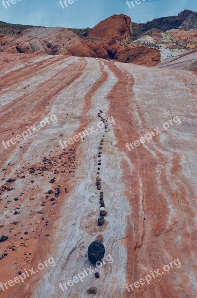 Valley Of Fire America National Park Usa Red