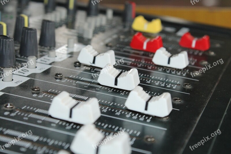 Technology Display Mixer Switch Music