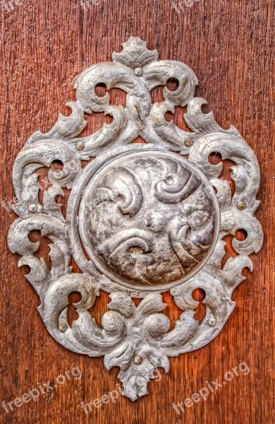 Ornament Characters Architecture Door Wood