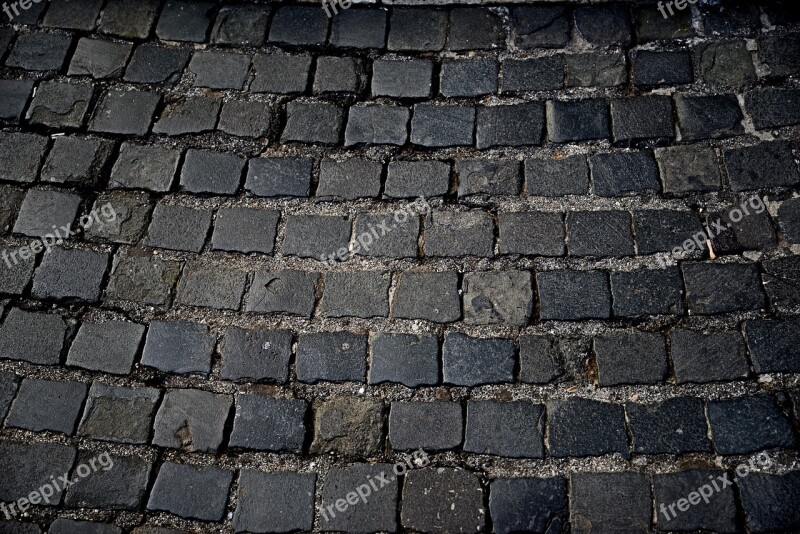 Cobble Cobblestone Pavement Paving Paved