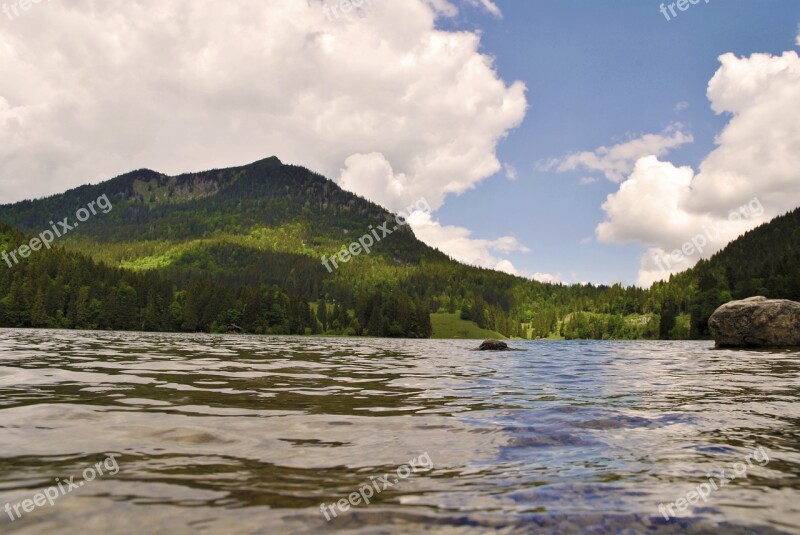 Lake Water Structure Nature Landscape