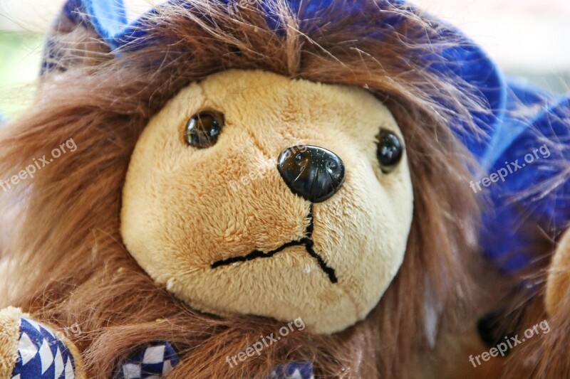 Mascot Lion Bavaria Bavarian Stuffed Animal