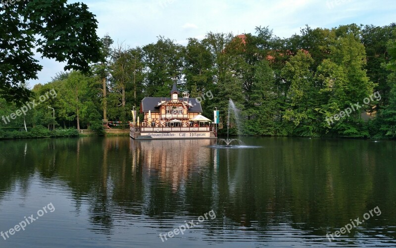 Swan Castle Freiberg Park Castle Joy Stone