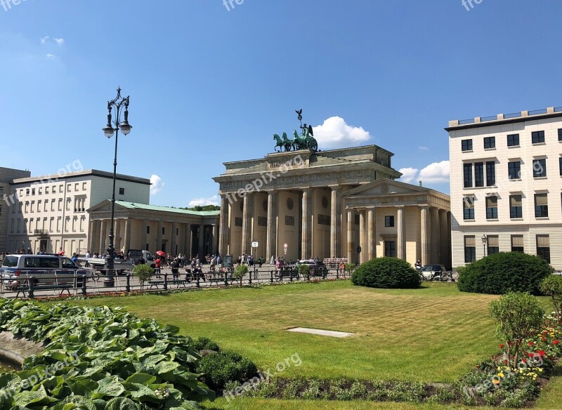 Berlin Brandenburg Gate Germany Unter Den Linden Brandenburger Tor