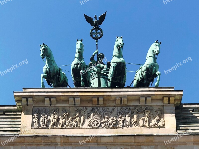 Berlin Brandenburg Gate Germany Unter Den Linden Brandenburger Tor