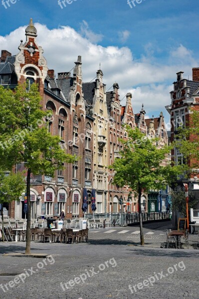 Belgium 2015 Gent Flanders Historic Old Town Marketplace