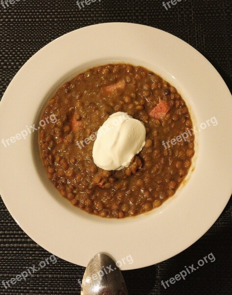 Lentils Food Lunch Vegetable Cooking