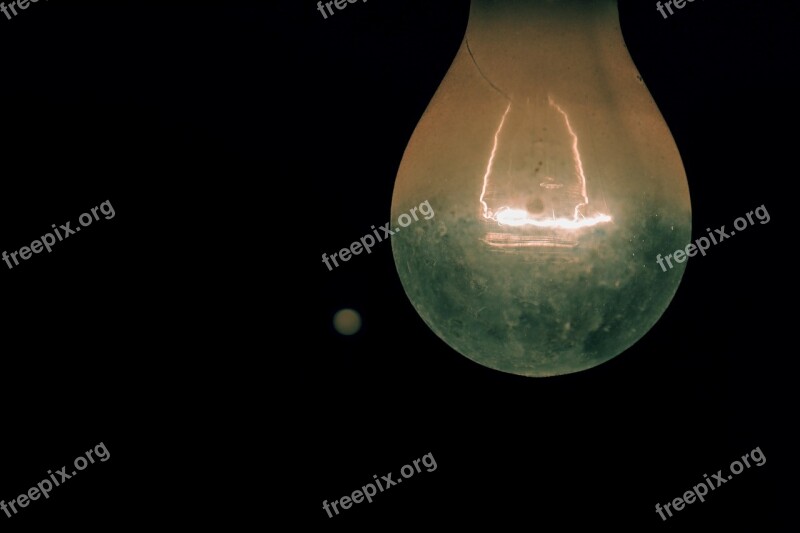 Bulbs Bulb Filament Light Cyan