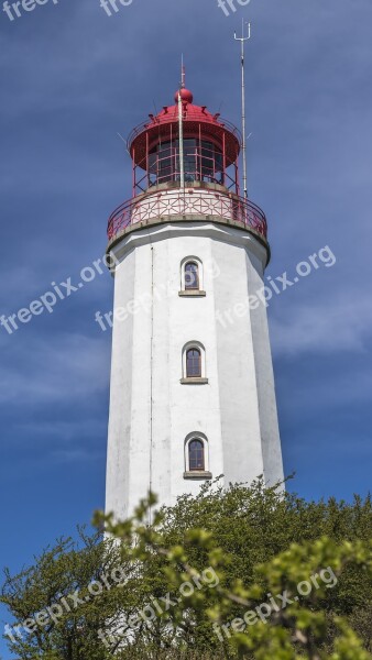 Lighthouse Hiddensee Baltic Sea Rügen Tower