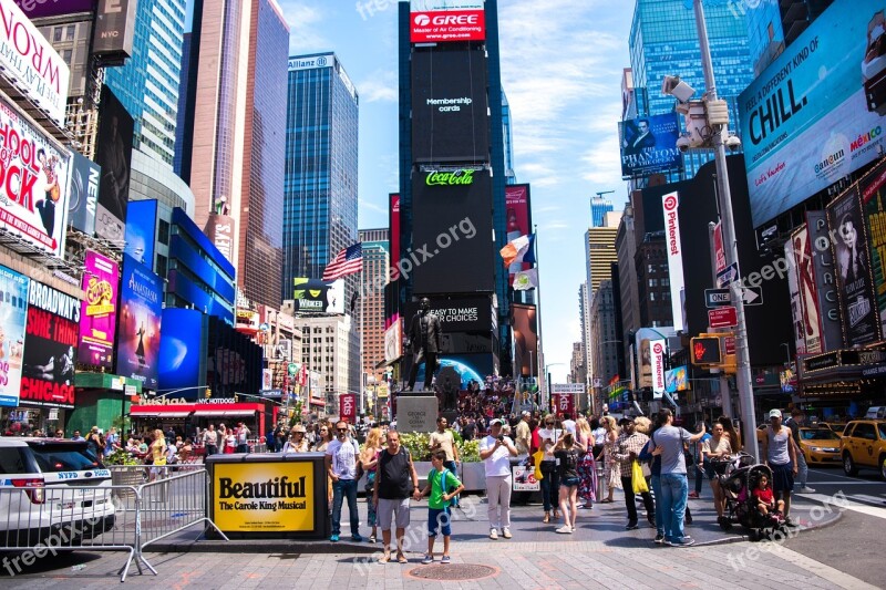 New York City New York Times Square New York Times Square Nyc