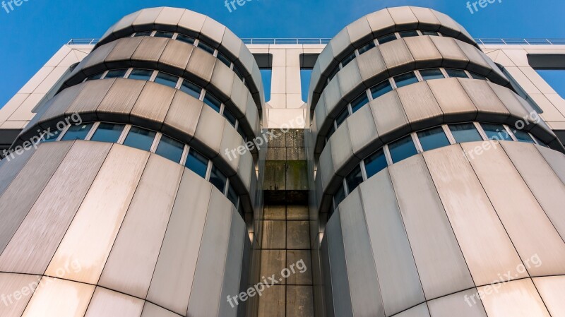 Architecture Building Upward Metallic Window