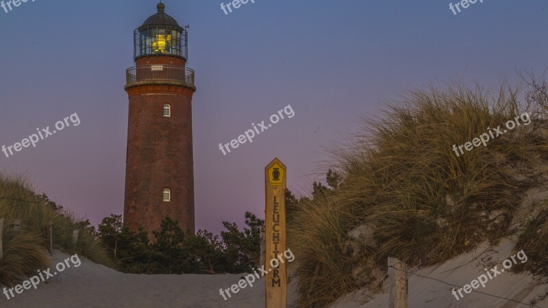 Lighthouse Darß Coast Baltic Sea Zingst