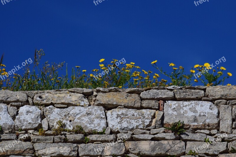 Wall Sky Stone Texture Bricked