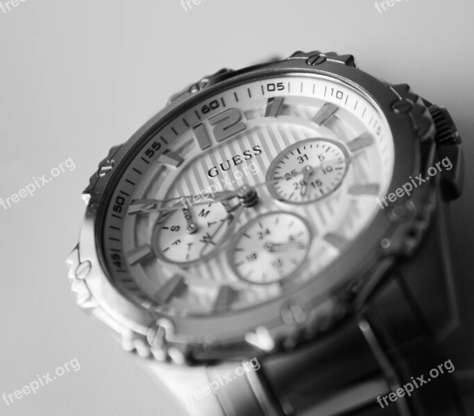 Clock Metal Watch Minute Time