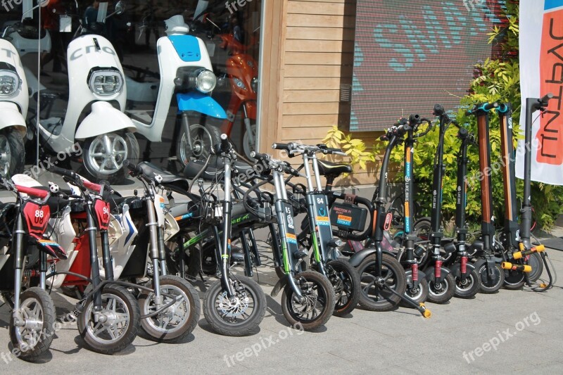 Scooters Bicycles Mopeds Showcase Rent